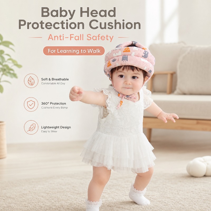 Infant Head Protector - Anti-valhelm voor peuters, verstelbare hoofdbeschermer voor