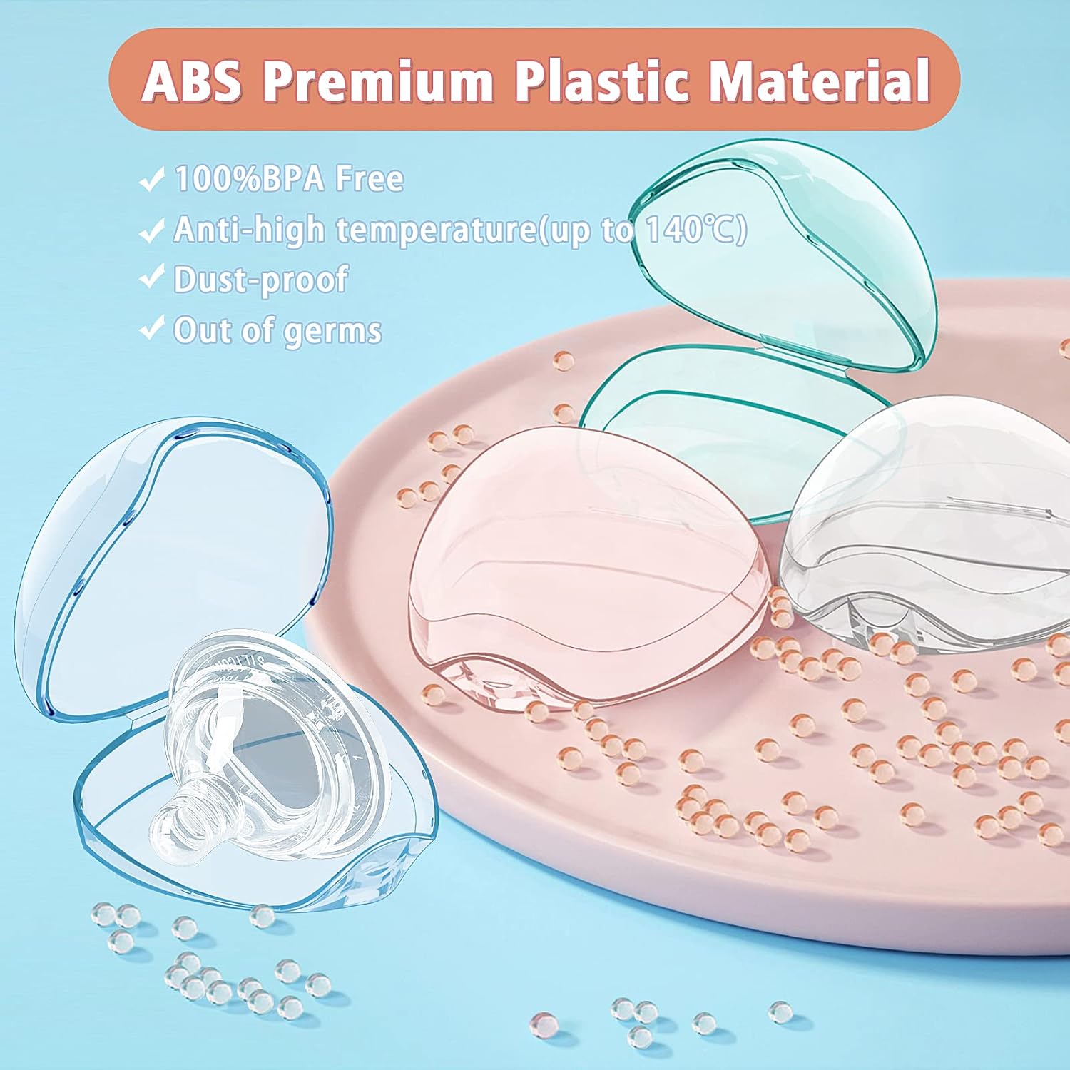 Baby Products Storage Box - Fopspeenhouder - 2/4 stuks Reisvriendelijke baby-fopspeendoosje