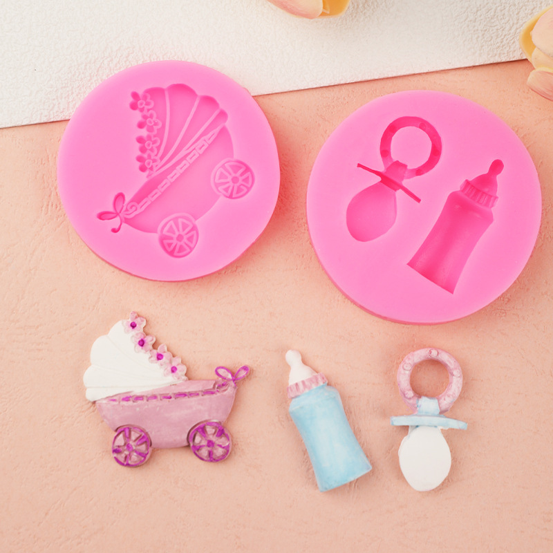 Baby Products Eco Friendly - Babyproducten siliconen mal kinderwagen fles schoenen