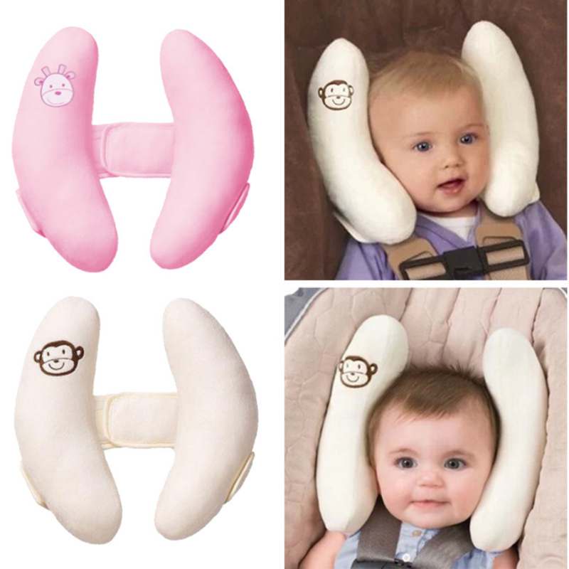 Infant Head Protector - Leuke cartoon pasgeboren kussen zacht neksteunkussen
