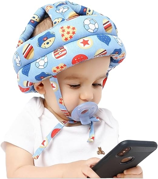 Infant Head Protector - Babywalker Anti-val Hoed, Verstelbare Kruipwalker Anti-botsing,