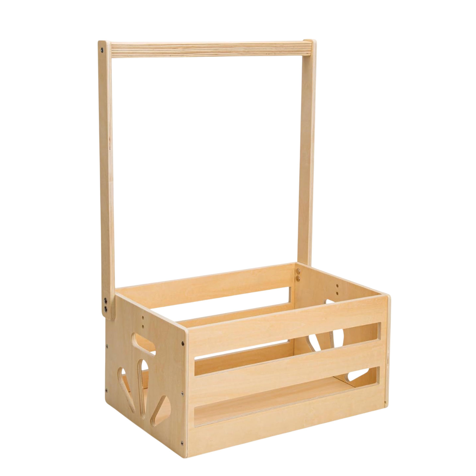 Baby Products Eco Friendly - 2025, grote houten opbergmand voor babyproducten