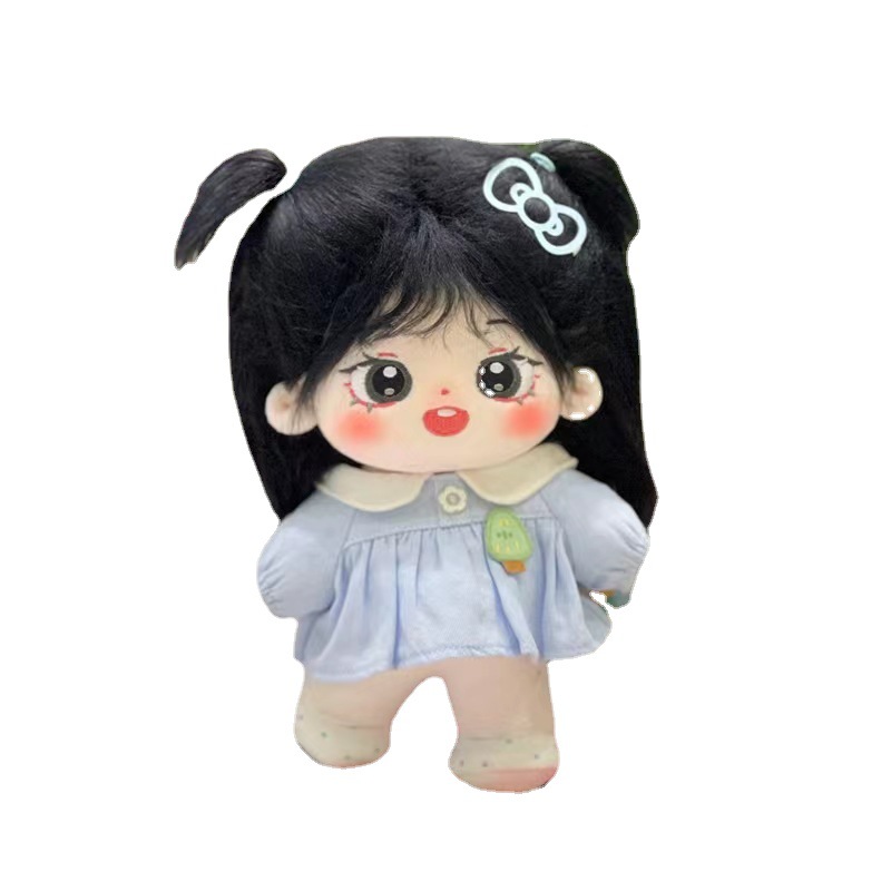 20Cm Baby Pop Met Zwart Lang H - Baby Products Korea recensie en prijs